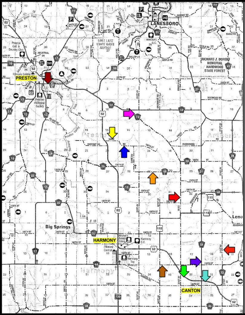 Self Guided Amish Map